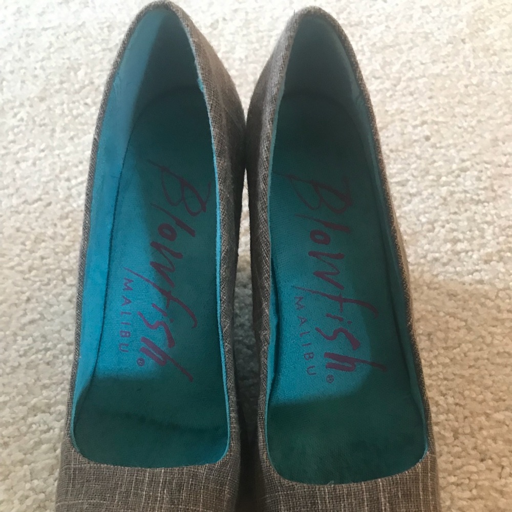 Gently used colorful wedges 7.5 size